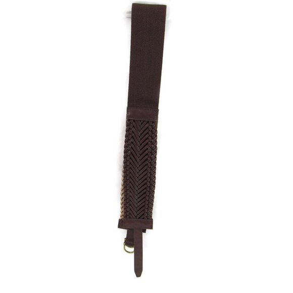 Nautica Belt Womens Accessories Braided Stretch Belt Brown Size Medium New - Picture 7 of 9